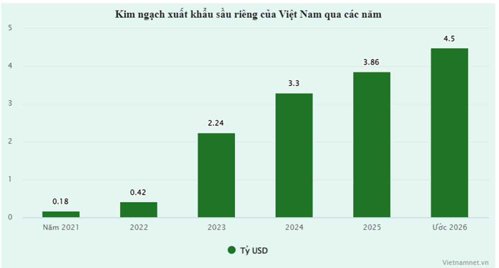 Việt Nam có thể vượt Thái Lan, thành nước xuất khẩu sầu riêng lớn nhất thế  giới | Báo Lào Cai điện tử