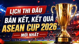 Lịch thi đấu bán kết, kết quả ASEAN Cup 2026 mới nhất: Việt Nam quyết chiến Malaysia khi nào?