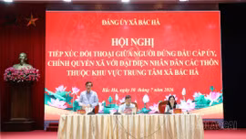Bắc Hà đối thoại với Nhân dân, tập trung tháo gỡ khó khăn trong phát triển kinh tế - xã hội