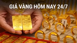 Thị trường vàng ngày 24/7/2026: Giá vàng trong nước và thế giới đồng loạt giảm mạnh