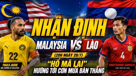 Nhận định Malaysia vs Lào (20h ngày 28/7): "Hổ Mã Lai" hướng tới cơn mưa bàn thắng