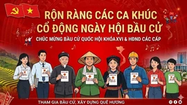 Rộn ràng các ca khúc phục vụ ngày hội bầu cử