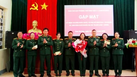 Ban Chỉ huy Phòng thủ khu vực 1 - Cam Đường gặp mặt kỷ niệm Ngày Quốc tế Phụ nữ 8/3