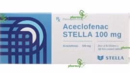 Thu hồi thuốc xương khớp Aceclofenac STELLA do vi phạm mức độ 2