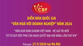 Thông tin về Diễn đàn Quốc gia "Văn hóa với Doanh nghiệp" năm 2026