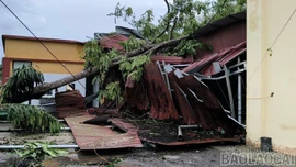 Giông lốc trên địa bàn xã Thượng Bằng La gây thiệt hại ước tính trên 5 tỷ đồng