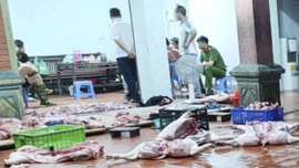 Phát hiện cơ sở giết mổ trái phép, bán lợn nhiễm dịch tả châu Phi