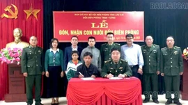 Đồn Biên phòng Trịnh Tường nhận nuôi học sinh có hoàn cảnh đặc biệt khó khăn