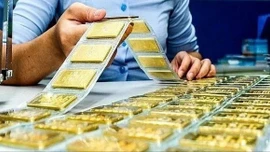 Giá vàng tăng gần 50% sau một năm