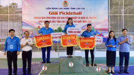 Bế mạc Giải Pickleball công nhân, viên chức, lao động năm 2026 khu vực phía Bắc tỉnh Lào Cai