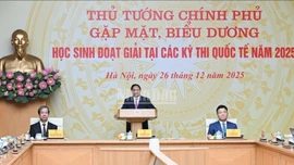 Thủ tướng Phạm Minh Chính gặp mặt, biểu dương học sinh đoạt giải tại các kỳ thi quốc tế
