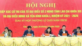 Tổ đại biểu số 2 HĐND tỉnh tiếp xúc cử tri Yên Bình