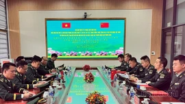 Các đồn Biên phòng Cửa khẩu quốc tế Lào Cai, Bát Xát và Trịnh Tường hội đàm với Trạm Hội ngộ Hội đàm Hà Khẩu