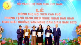 49 công trình tiêu biểu được trao Giải thưởng Văn nghệ dân gian năm 2025