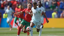 Pháp 0-0 Morocco (Hiệp 1): Mbappe đối đầu Hakimi