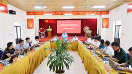 Đoàn công tác của Tỉnh ủy Lào Cai làm việc với Đảng ủy xã Phúc Lợi