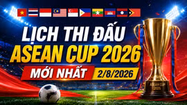 Lịch thi đấu AFF Cup 2026 (ASEAN Cup) mới nhất: Cập nhật chi tiết 26 trận đấu, thời gian và địa điểm