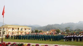 Sôi nổi khí thế ra quân huấn luyện năm 2026 tại khu vực Phòng thủ 3 - Bảo Yên