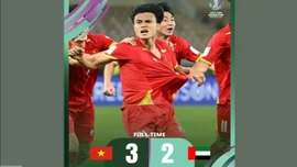 Video những pha bóng nghẹt thở trong trận đấu giữa U23 Việt Nam và UAE