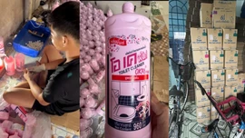 Phát hiện kho sang chiết hóa chất giả với hơn 500 thùng nước tẩy rửa tại thành phố Hồ Chí Minh