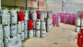 Triệt phá đường dây sản xuất, buôn bán gas trái phép quy mô lớn