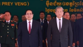 Thủ tướng Phạm Minh Chính và Thủ tướng Campuchia dự khai trương cặp cửa khẩu