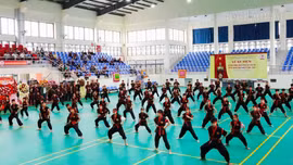 Lễ kỷ niệm 40 năm phong trào luyện tập Võ Nhất Nam tại Mường Lò