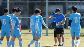 SEA Games 33: U22 Việt Nam tập luyện, chuẩn bị cho trận đấu quan trọng gặp U22 Malaysia