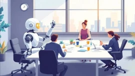 Công sở năm 2025: Văn phòng không mái che, đồng nghiệp là AI
