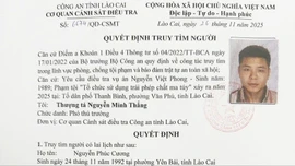 Truy tìm đối tượng liên quan vụ tổ chức sử dụng trái phép chất ma túy