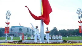 80 năm Cách mạng tháng Tám: Thiêng liêng lễ Thượng cờ trên Quảng trường Ba Đình