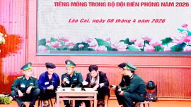 Ban Chỉ huy Bộ đội Biên phòng tỉnh Lào Cai đoạt giải Nhất Hội thi tiếng Mông trong Bộ đội Biên phòng năm 2026