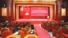 Công an tỉnh tổ chức tập huấn hướng dẫn kỹ năng lái xe gắn máy an toàn cho học sinh