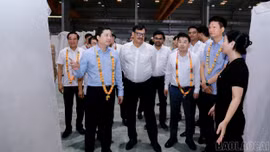 Thường trực Tỉnh ủy khảo sát quy hoạch thuộc Khu du lịch quốc gia hồ Thác Bà và kiểm tra tình hình hoạt động của Nhà máy chế biến đá cẩm thạch R.K quốc tế