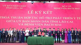UBND tỉnh Lào Cai ký kết hợp tác y tế toàn diện với Bệnh viện Bạch Mai