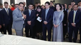 Chủ tịch nước Lương Cường và Phu nhân thăm Đại bảo tàng Ai Cập