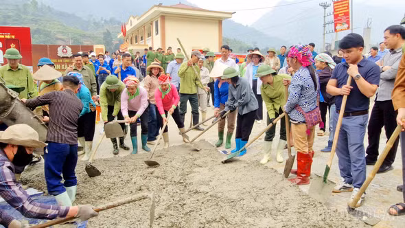 Năm 2026, xã Bản Xèo phấn đấu nâng cấp, mở rộng 9 tuyến đường giao thông nông thôn