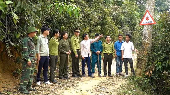 Trạm Tấu chủ động bảo vệ rừng mùa khô