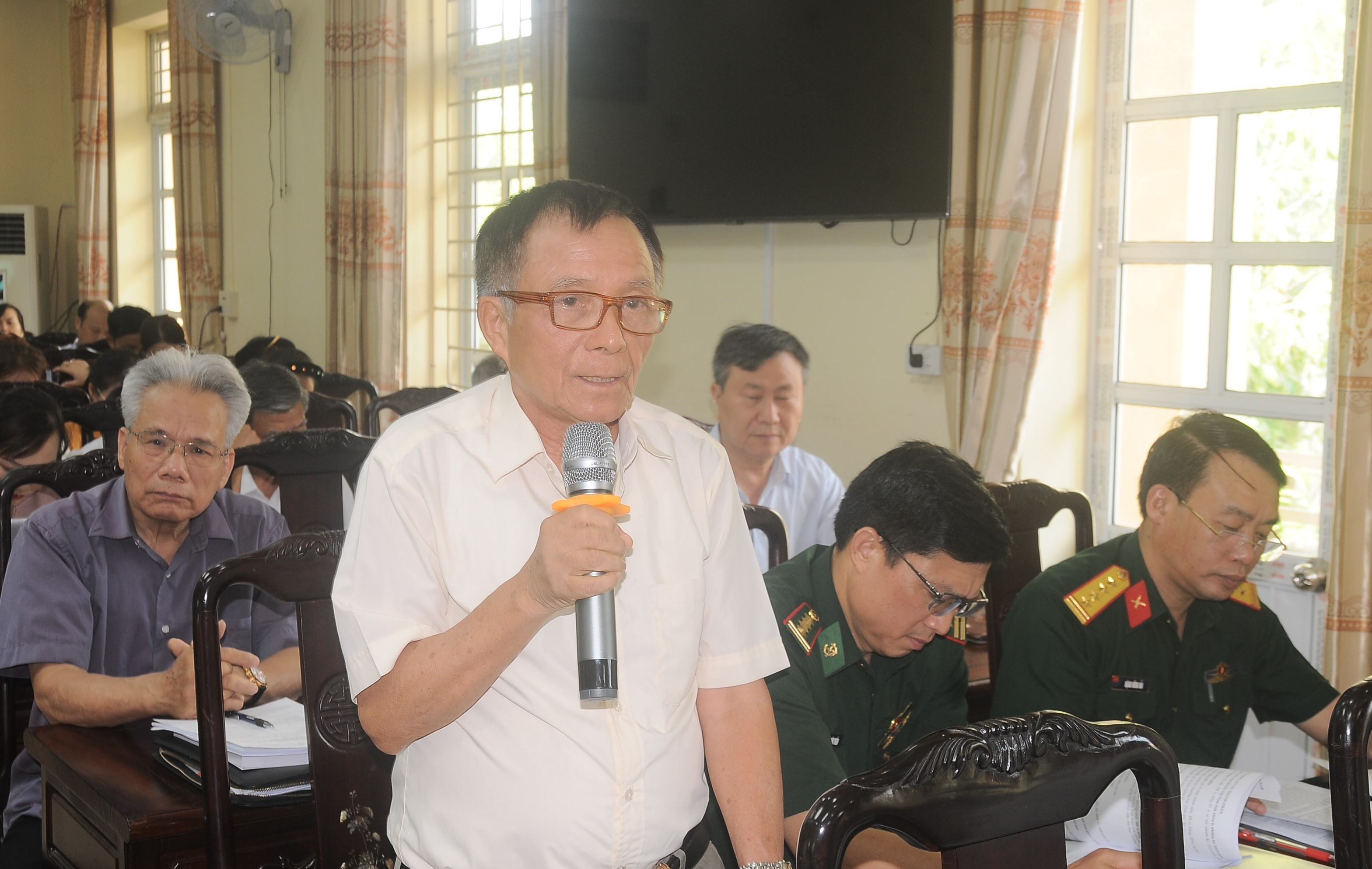 Đại biểu phát biểu tại hội nghị. duc-2940.jpg