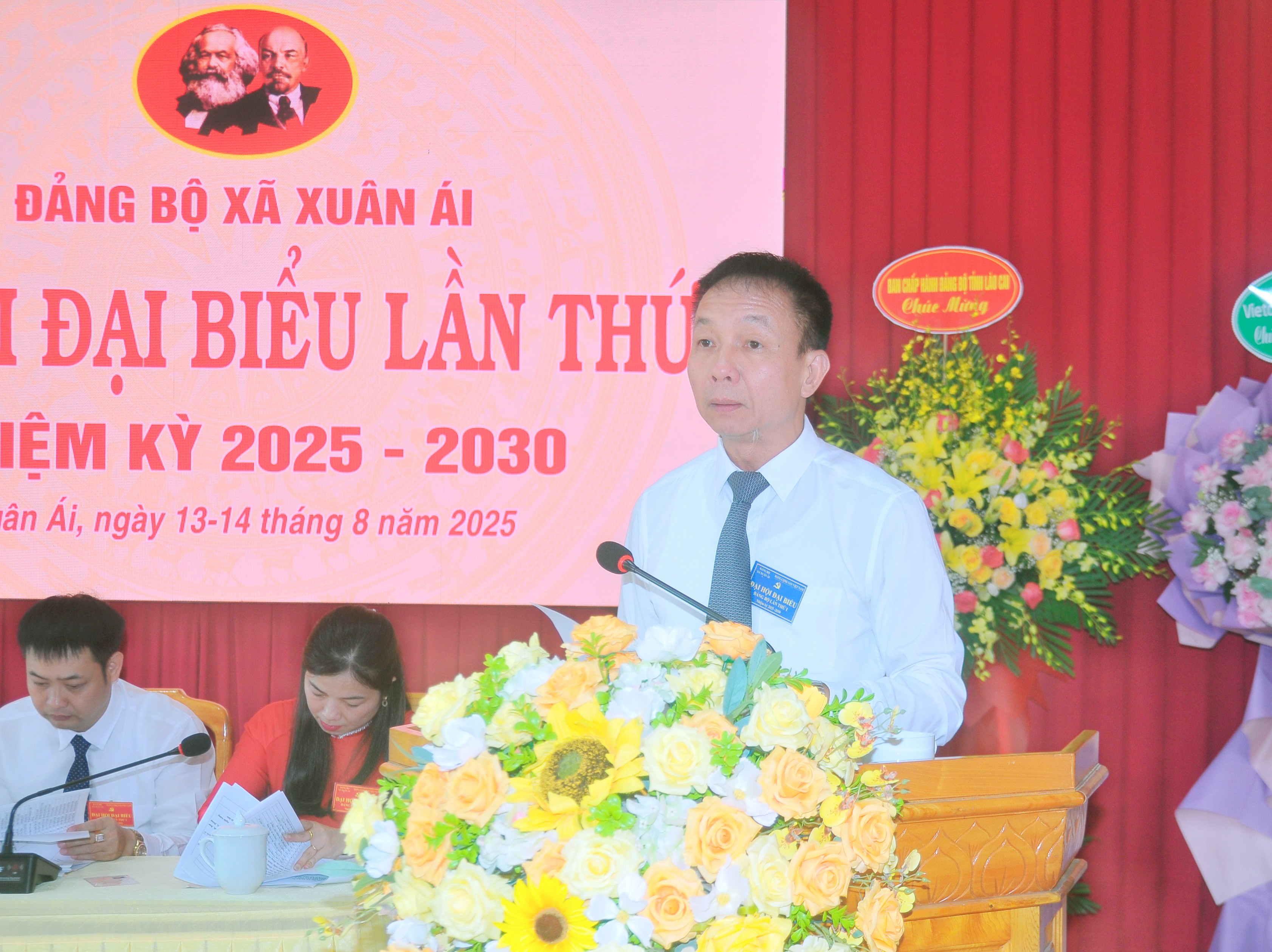 Đồng chí Vũ Quỳnh Khánh, Ủy viên Ban Thường vụ Tỉnh ủy, Phó Chủ tịch Thường trực HĐND tỉnh phát biểu chỉ đạo đại hội. duc-2633.jpg