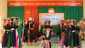 The bell dance performance by residents of An Phu Hamlet, Y Can Commune during the National Great Unity Day Festival.