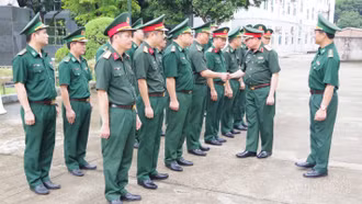Chính ủy Quân khu kiểm tra tại Ban Chỉ huy Bộ đội Biên phòng tỉnh Lào Cai