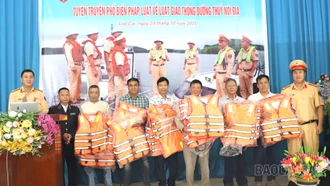 Lào Cai: Công an tỉnh đẩy mạnh tuyên truyền pháp luật về giao thông đường thủy nội địa