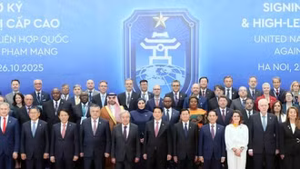 Khai mạc trọng thể Lễ mở ký Công ước của Liên hợp quốc về chống tội phạm mạng