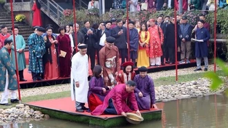 Tái hiện Tết cung đình Thăng Long xưa và các nghi lễ "tống cựu nghinh tân"