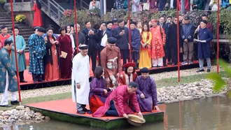 Tái hiện Tết cung đình Thăng Long xưa và các nghi lễ "tống cựu nghinh tân"