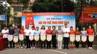 Xã Văn Bàn tổ chức thành công Hội thi thể thao năm 2026