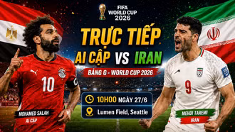 TRỰC TIẾP bóng đá Ai Cập vs Iran (10h00 ngày 27/6): Vé đi tiếp gọi tên ai?