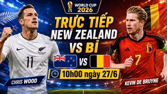 Trực tiếp bóng đá New Zealand vs Bỉ (10h00 ngày 27/6): Bỉ nắm quyền tự quyết