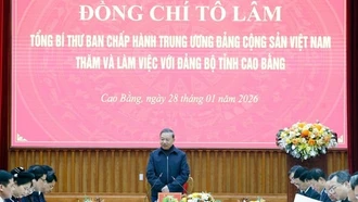 Tổng Bí thư Tô Lâm: Cao Bằng sẽ biến lợi thế đặc thù thành động lực phát triển thực chất